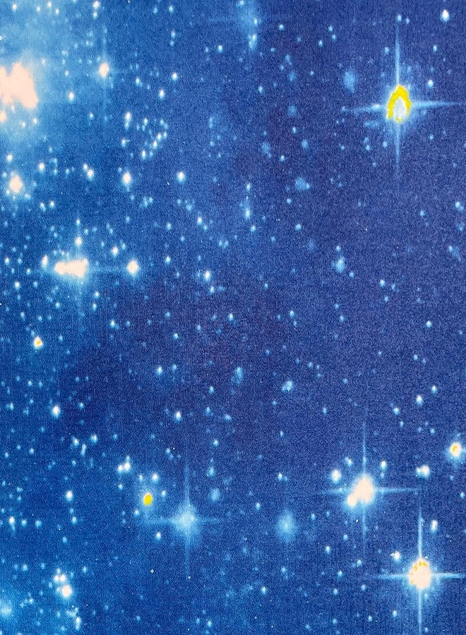 Yifasy 9.8 ft Long Stars Shelf Drawer Liner Self-Adhesive Furniture Countertop Lining Vinyl Paper Sheet Waterproof Wallpaper Roll (Blue Starry Sky, S-118.1x17.7 Inch) - Image 4